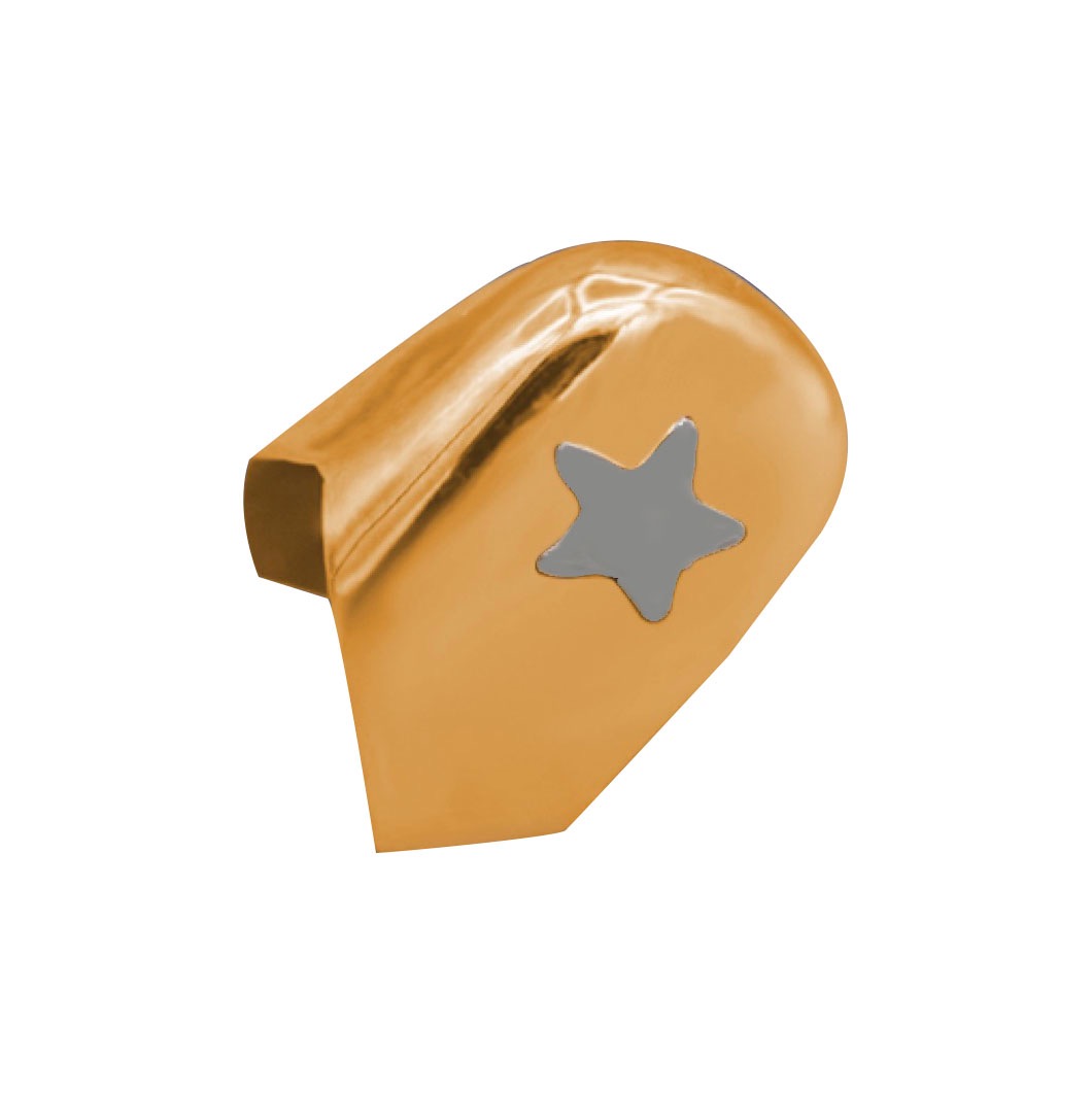 Picture of Gold tooth with a star